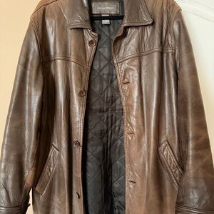 Banana Republic Men's Brown Leather jacket